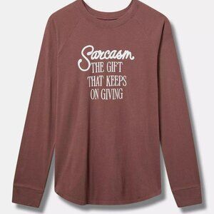 Sarcasm Classic Fit Heritage Jersey Long Sleeve Tee Size 6X (30)